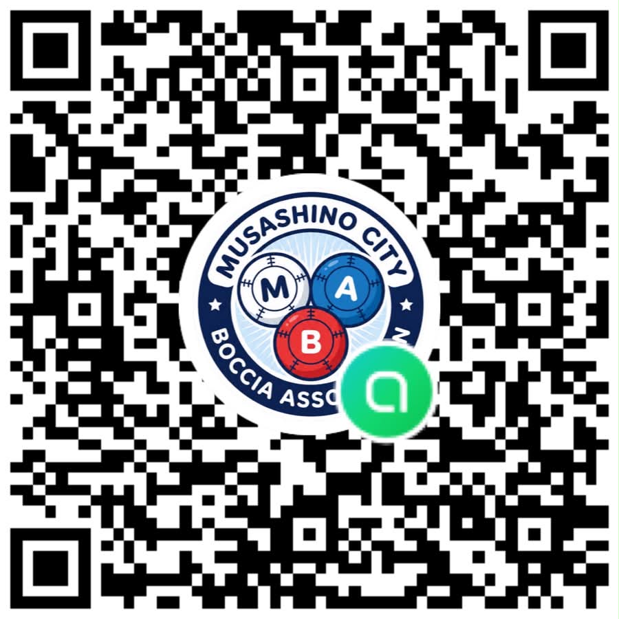 武蔵野市ボッチャ協会 LINEオープンチャット QRコード
